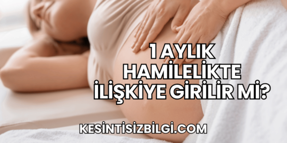 1 Aylık Hamilelikte İlişkiye Girilir mi?