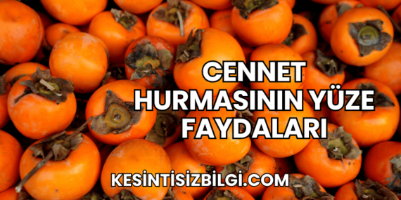 Cennet Hurmasının Yüze Faydaları