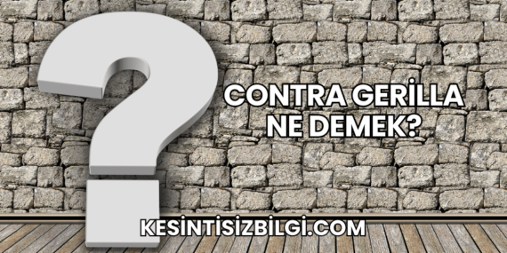 Contra Gerilla Ne Demek?
