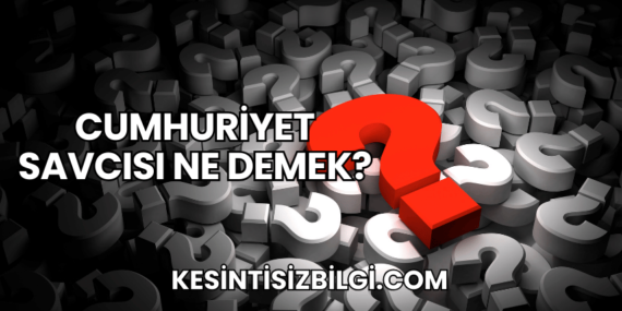 Cumhuriyet Savcısı Ne Demek?