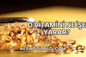 D Vitamini Ne İşe Yarar?