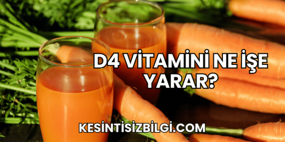 D4 Vitamini Ne İşe Yarar?