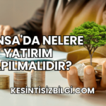 Fransa'da Nelere Yatırım Yapılmalıdır?