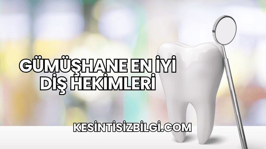 Gümüşhane En İyi Diş Hekimleri