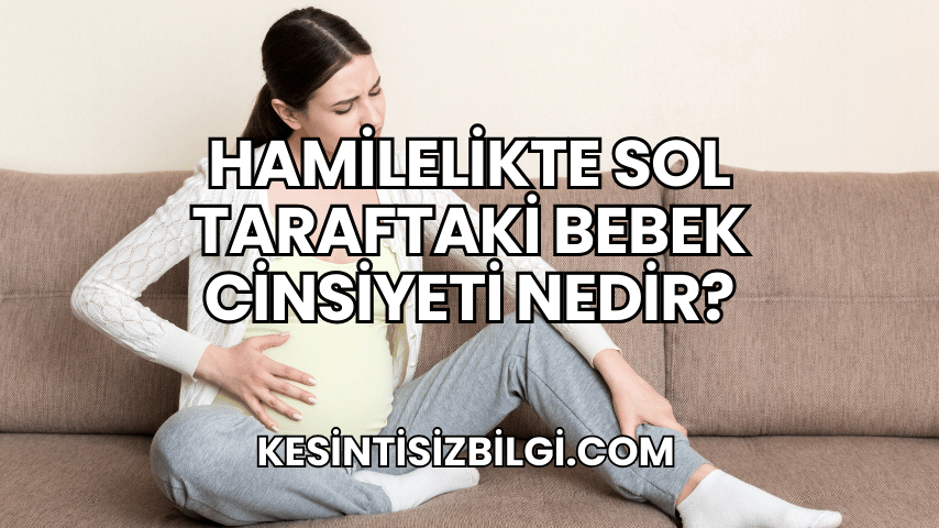 Hamilelikte Sol Taraftaki Bebek Cinsiyeti Nedir?