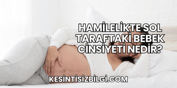 Hamilelikte Sol Taraftaki Bebek Cinsiyeti Nedir?