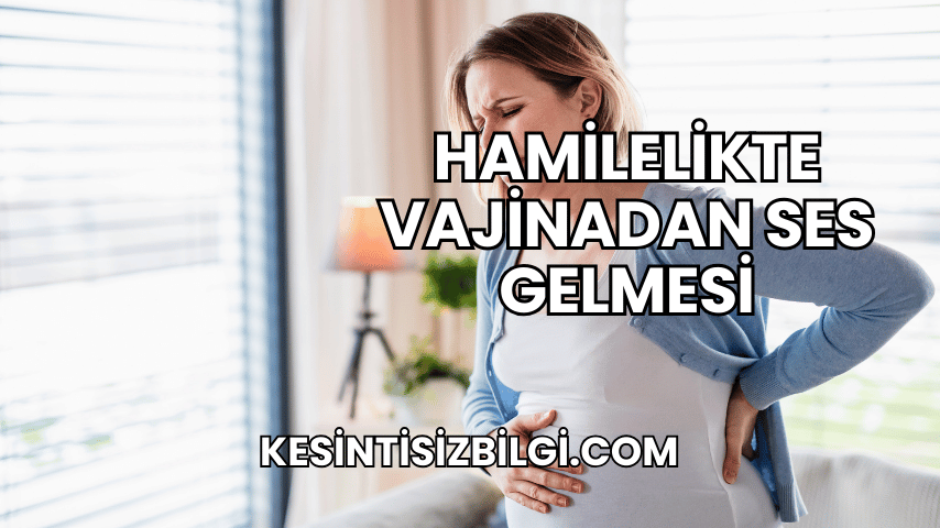 Hamilelikte Vajinadan Ses Gelmesi
