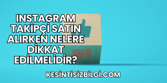 Instagram Takipçi Satın Alırken Nelere Dikkat Edilmelidir?