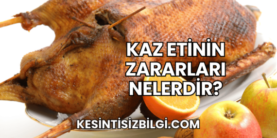Kaz Etinin Zararları Nelerdir?
