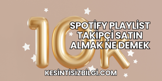 Spotify Playlist Takipçi Satın Almak Ne Demek