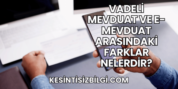 Vadeli Mevduat ve E-Mevduat Arasındaki Farklar Nelerdir?