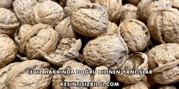 Ceviz Hakkında Doğru Bilinen Yanlışlar